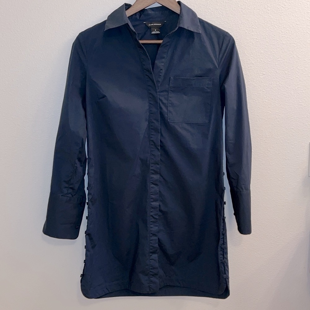 Club Monaco Shirt Dress, Size 2